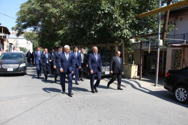 Rayon İcra Hakimiyyətinin başçısı 20-ci sahə yaşayış massivində sakinlərin müraciətlərini dinləmiş və əraziyə baxış keçirmişdir