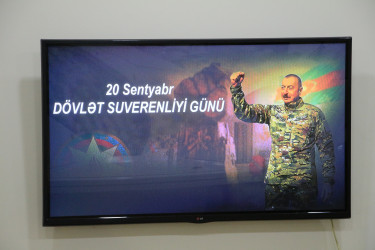 Səbaildə 20 Sentyabr - Dövlət Suverenliyi Günü ilə əlaqədar tədbir keçirilib