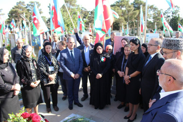 Vətən müharibəsi şəhidi Məmmədağa Səfərovun məzarı ziyarət olundu