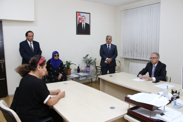 Səbail Rayon İcra Hakimiyyətində keçirilən vətəndaş qəbulları