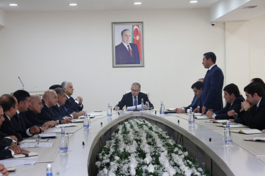 Səbail Rayon İcra Hakimiyyətində payız-qış mövsümünə hazırlıqla bağlı müşavirə keçirilib