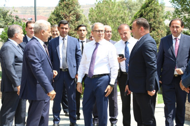 Rayon İcra Hakimiyyətinin başçısı tərəfindən “Fəhlə əlləri” parkına baxış keçirilib