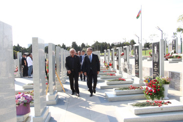 27 sentyabr - Anım Gününün ildönümü ilə əlaqədar Hərbi Memorial Məzarlıq ziyarət olundu
