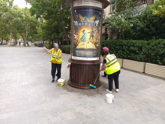 Səbail rayon ərazisində növbəti iməcilik işləri həyata keçirilmişdir