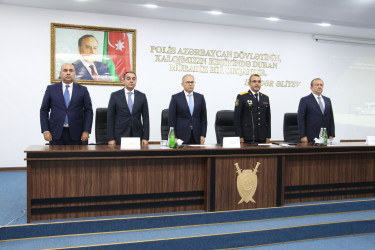 Səbaildə Azərbaycan Polisinin yaranmasının 108-ci ildönümünə həsr olunmuş tədbir keçirilib