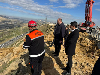 Uçqun təhlükəsi olan əraziyə baxış keçirilmişdir