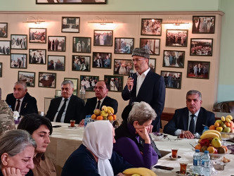 Bibiheybət məscid-ziyarətgah kompleksində şəhid ailələri, qazilər və veteranlarla görüş keçirilmişdir