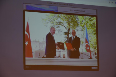 Səbaildə Vətən müharibəsində qazanılmış şanlı Zəfərin beşinci ildönümü münasibətilə tədbir keçirilmişdir