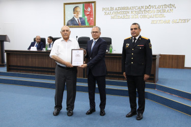Səbaildə Azərbaycan Polisinin yaranmasının 108-ci ildönümünə həsr olunmuş tədbir keçirilib