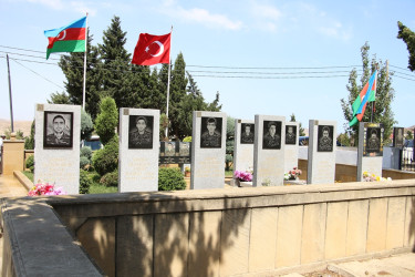 Vətən müharibəsi şəhidlərinin məzarları ziyarət olundu