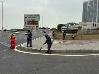 Səbail rayon ərazisində növbəti iməcilik işləri həyata keçirilmişdir