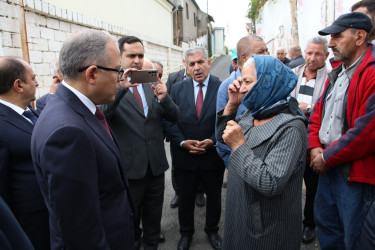 Rayon İcra Hakimiyyətinin başçısı 20-ci sahə yaşayış massivində sakinlərlə səyyar qəbul keçirmişdir