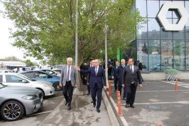 Rayon İcra Hakimiyyətinin başçısı 20-ci sahə yaşayış massivində əraziyə baxış keçirib