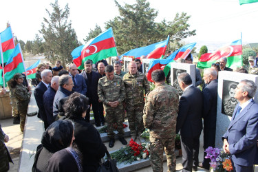 Nağıyev Əli Mehman oğlunun Vətən müharibəsində şəhid olmasının ildönümü qeyd olundu