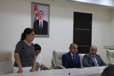 Səbail Rayon İcra Hakimiyyətində Dövlət İdarəçilik Akademiyasının tələbələri ilə görüş keçirilib
