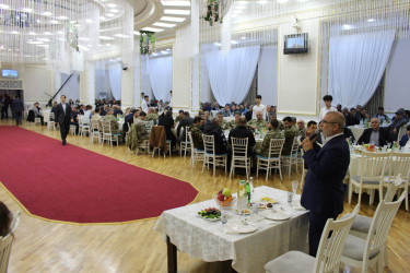 Səbail rayonunda iftar süfrəsi təşkil olundu