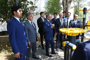 Rayon İcra Hakimiyyətinin başçısı tərəfindən “Mənzərə” parkına baxış keçirilib