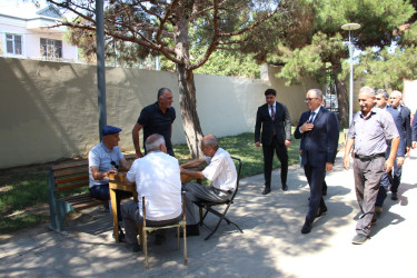 Badamdar qəsəbəsi Heydər Əliyev parkında sakinlərlə görüş keçirilmişdir