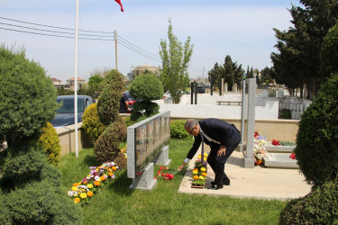 Vətən müharibəsi şəhidlərinin məzarları ziyarət olundu