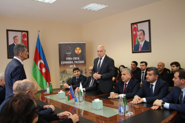 Səbaildə Çernobıl əlilləri və onların ailə üzvləri ilə görüş keçirilib