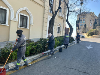 Səbail rayon ərazisində növbəti iməcilik işləri həyata keçirilmişdir