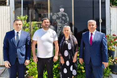 Səbaildə Vətən müharibəsi şəhidlərinin ailə üzvləri Qurban bayramı münasibətilə ziyarət olundu