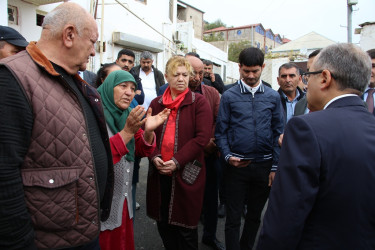Rayon İcra Hakimiyyətinin başçısı 20-ci sahə yaşayış massivində sakinlərlə səyyar qəbul keçirmişdir