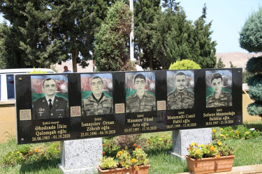 Vətən müharibəsi şəhidlərinin məzarları ziyarət olundu