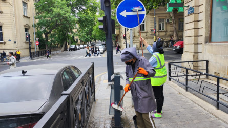 Səbail rayon ərazisində növbəti iməcilik işləri həyata keçirilmişdir