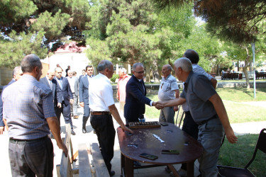 Badamdar qəsəbəsi Heydər Əliyev parkında sakinlərlə görüş keçirilmişdir