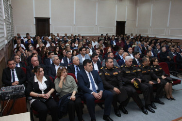 Səbail Rayon İcra Hakimiyyətində mülki müdafiə sahəsində kompleks yoxlamaların yekunlarına dair müşavirə keçirilmişdir