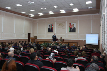 Səbail rayonunda 2025-ci ildə mülki müdafiə sahəsində görülmüş işlərin yekunları və 2026-cı ildə qarşıda duran vəzifələrə həsr olunmuş müşavirə keçirilib