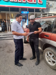 Səbail rayonunda “İnsan Hüquqları Aylığı” çərçivəsində maarifləndirici sorğu keçirilmişdir