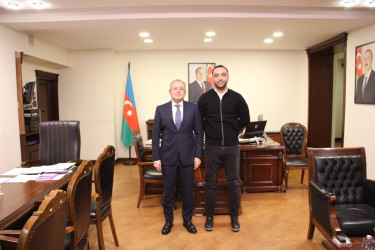 Rayon İcra Hakimiyyətinin başçısı Vətən müharibəsi qazisi mayor Polad Rzayev ilə görüş keçirmişdir