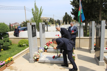 Vətən müharibəsi şəhidlərinin məzarları ziyarət olundu