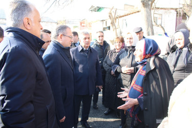 Rayon İcra Hakimiyyətinin başçısı 20-ci sahə yaşayış massivində sakinlərlə səyyar qəbul keçirmişdir