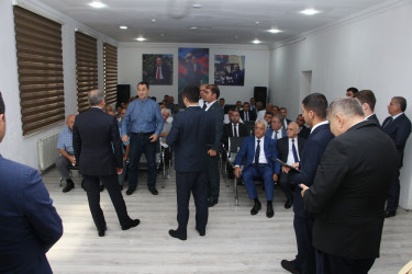 Rayon İcra Hakimiyyətinin başçısı sakinlərlə səyyar görüş keçirmişdir