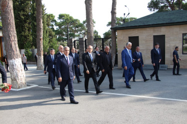 27 sentyabr - Anım Gününün ildönümü ilə əlaqədar Hərbi Memorial Məzarlıq ziyarət olundu