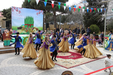 Səbail rayonunda Novruz şənliyi