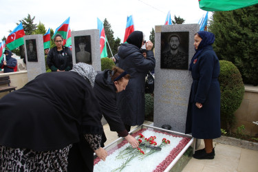 Səbail rayonunda 27 sentyabr – Anım Gününün beşinci ildönümü ilə əlaqədar şəhidlərin məzarları ziyarət olundu