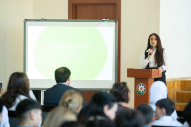Səbaildə “Uşaq hüquqları aylığı” çərçivəsində tədbir keçirilib