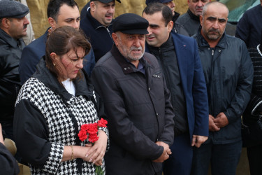 Cavidan Ağayevin şəhid olmasının ildönümü ilə bağlı məzarı ziyarət olundu