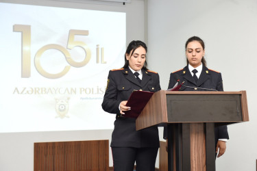 Səbail rayonunda “2 İyul - Azərbaycan Polisi Günü”nə  həsr olunmuş tədbir keçirilib