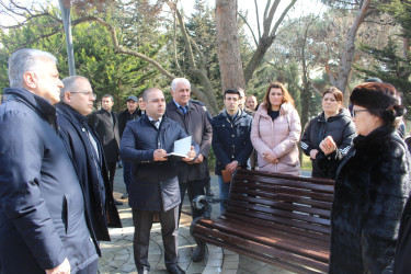 Rayon İcra Hakimiyyətinin başçısı Badamdar qəsəbəsində sakinlərlə görüş keçirmişdir