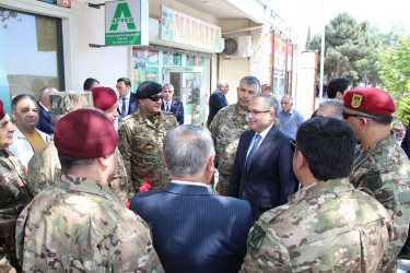 Rayon İcra Hakimiyyətinin başçısı Vətən müharibəsi veteranları ilə görüş keçirmişdir