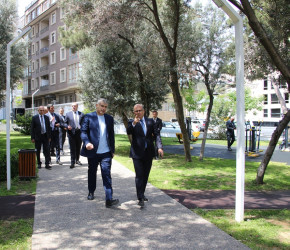 Rayon İcra Hakimiyyətinin başçısı tərəfindən “Səbail” parkına baxış keçirilib