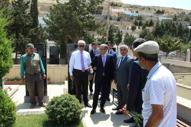 Vətən müharibəsi şəhidlərinin məzarları ziyarət olundu