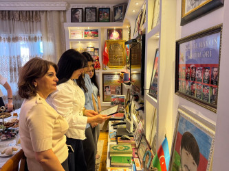 Səbail rayonunda şəhidlərin  ailə üzvləri ziyarət olunur