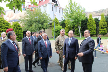 Rayon İcra Hakimiyyətinin başçısı tərəfindən “Fəhlə əlləri” parkına baxış keçirilib