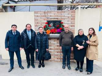 Şəhid Orxan İsmayılovun ailə üzvləri RİHBA-nın əməkdaşları tərəfindən ziyarət olundu